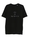 Lutz Huelle Joy T Lettering T-shirt In Black