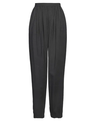 Lutz Huelle Woman Pants Lead Size 8 Wool, Elastane In Grey