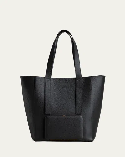 Lutz Morris Seveny Leather Shopper Tote Bag In Black Brandon