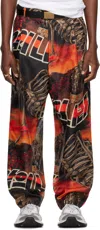 Lu'u Dan Black & Orange Junkyard Trousers In Reaper Movie