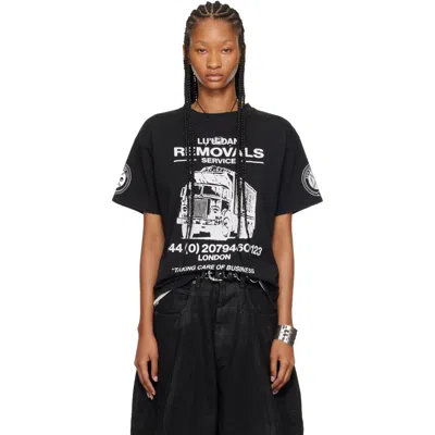 Lu'u Dan Black Box T-shirt In Faded Black