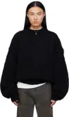 Lu'u Dan Kingpin Knit Sweater In Black