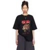 Lu'u Dan Black Leopard Graphic T-shirt In Black