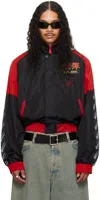 LU'U DAN BLACK NEW-WAVE SHELL TRACK JACKET