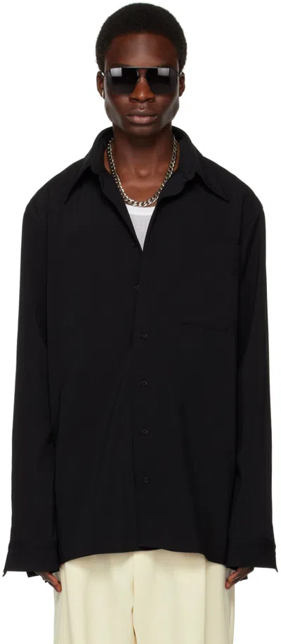 Lu'u Dan Black Oversized Shirt