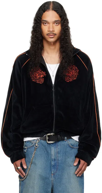 Lu'u Dan Black Supa Sleaze Track Jacket
