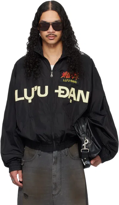 Lu'u Dan Black Windbreaker L-d Jacket