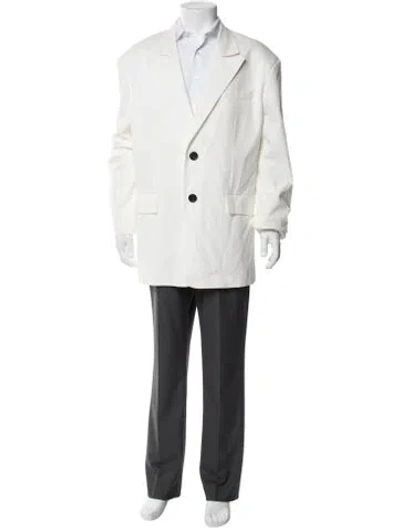Pre-owned Lu'u Dan Blazer In White