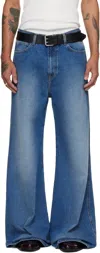 Lu'u Dan Belt Loop Jeans In Blue