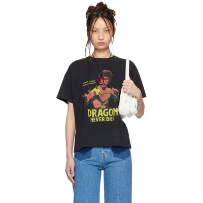 Lu'u Dan Bruce Lee X Lựu Đạn Black Athletic T-shirt