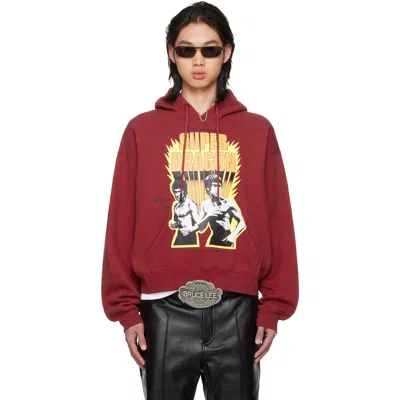 Lu'u Dan Bruce Lee X Lựu Đạn Red Heavy Weight Gym Hoodie