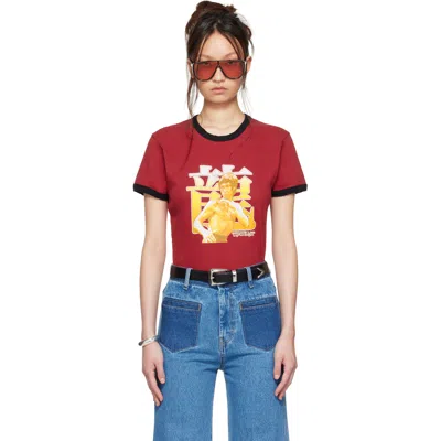 Lu'u Dan Bruce Lee X Lựu Đạn Red Ringer T-shirt