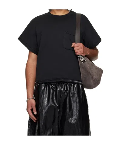 Lu'u Dan Crew Neck Short-sleeved T-shirt In Black