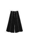 Lu'u Dan Denim Flight Pants Black In Black