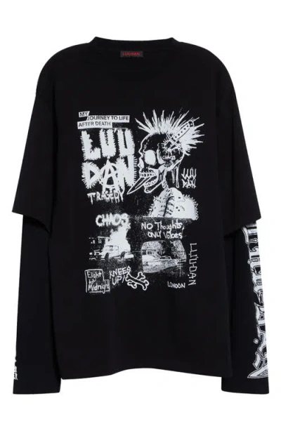 LU'U DAN LU'U DAN DOUBLE DECK GRAPHIC T-SHIRT