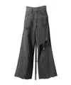 Lu'u Dan Dumpster Jeans In Gray