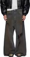 Lu'u Dan Gray Dumpster Jeans In Black