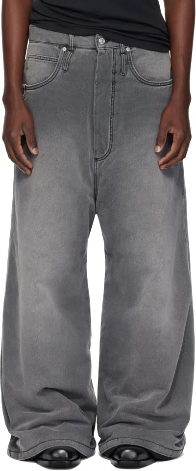 Lu'u Dan Gray Wadded Jeans