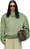 Lu'u Dan Unibomber Long-sleeved Pullover In Green