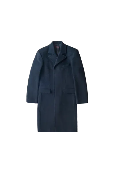 Lu'u Dan Heavy Double Wool Overcoat Black