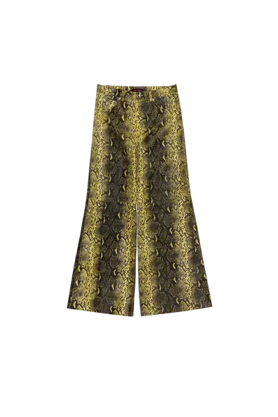 Lu'u Dan Jungle Carpet Python Phat Pants Xl Yellow