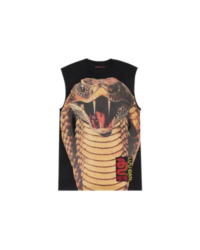 Lu'u Dan King Cobra Sleeveless Tee Black