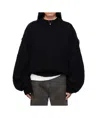 Lu'u Dan Kingpin Knit Sweater In Black