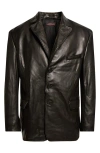 Lu'u Dan Leather Blazer In Black
