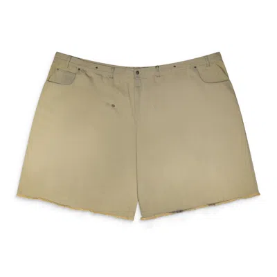 Lu'u Dan Maxi Shorts Beige In Green
