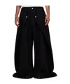 Lu'u Dan Maxi X Maxi X Maxi Belt Loop Jeans In Black