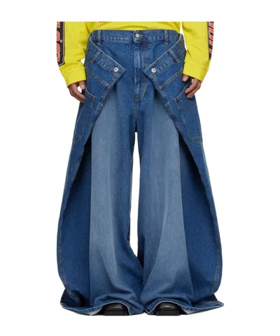 Lu'u Dan Maxi X Maxi X Maxi Belt Loop Jeans In Blue | ModeSens