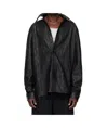 Lu'u Dan Misfit Leather Jacket In Black