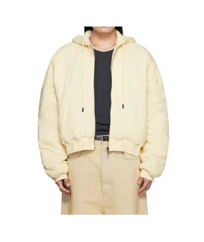 Lu'u Dan Padded Hoodies In Brown