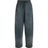 Lu'u Dan Raw Cut Fleece Sweatpants In Black