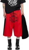 Lu'u Dan Red Clot Edition Basketball Shorts In Red