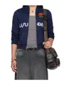 Lu'u Dan Shrunken Track Jacket In Blue