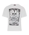 Lu'u Dan Thrash Crew Neck T-shirt In White
