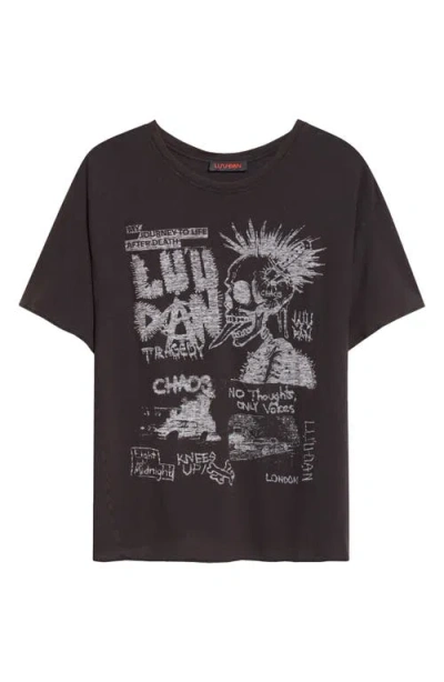 Lu'u Dan Thrash Crew Neck T-shirt In Black