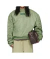 Lu'u Dan Unibomber Long-sleeved Pullover In Green