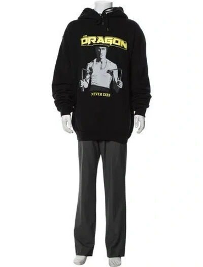 Pre-owned Lu'u Dan Vintage Graphic Print Hoodie In Black
