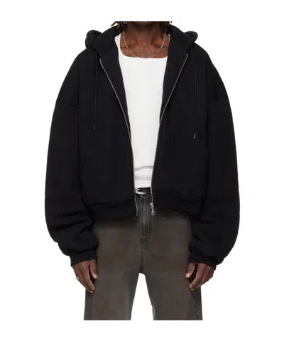 Lu'u Dan Zipper Hoodie In Black