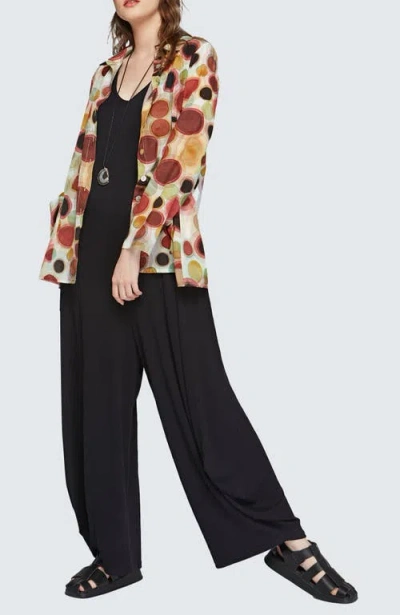 Luukaa Ashley Wrinkled Viscose Jersey Jumpsuit In Black