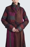 Luukaa Estelle Padded Coat In Burgundy