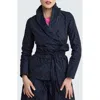 Luukaa Fleura Wrap Jacket In Blue