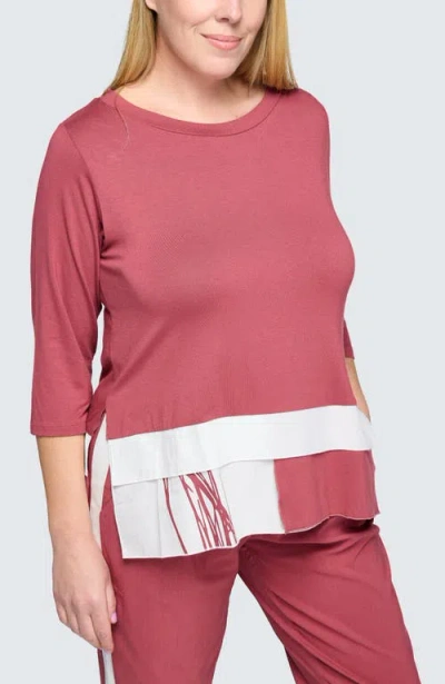 Luukaa Isla Viscose Jersey Tunic In Multi