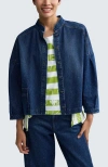 Luukaa Jada Structured Denim Jacket In Blue