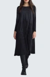 Luukaa Lilith Printed Jersey Dress In Black