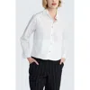 Luukaa Liora Poplin Shirt-blouse In White