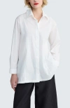 Luukaa Lucida A-line Shirt In White