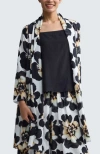 Luukaa Meliora Floral Print Open-front Duster In Multi